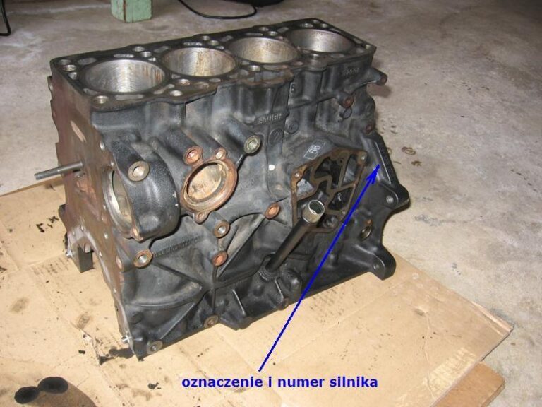 Gdzie znaleźć oznaczenie silnika w modelu 1.9 TDI?